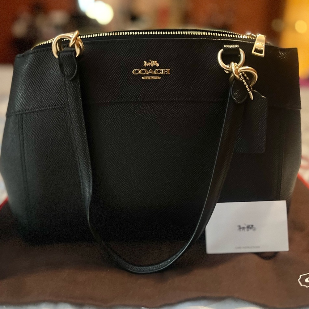 Coach Black Leather Handbag